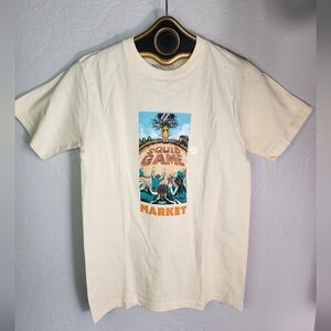 Market‎ x Squid Game Pale Yellow Tee Size Small